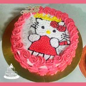 Bánh sinh nhật mèo kitty cho bé